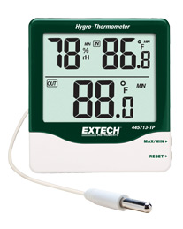 EXTECH 445713-TP: Big Digit Indoor/Outdoor Thermometer