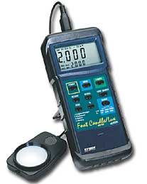EXTECH 407026: Heavy Duty Light Meter with PC Interface - Click Image to Close