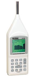 EXTECH 407790A: Real Time Octave Band Analyzer - Click Image to Close