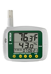 EXTECH 42280: Temperature and Humidity Datalogger - Click Image to Close