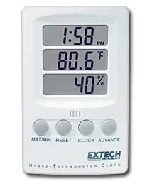 EXTECH 445702 Hygro-Thermometer Clock - Click Image to Close