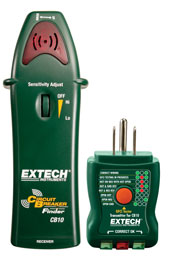 EXTECH CB10: AC Circuit Breaker Finder/Receptacle Tester - Click Image to Close