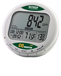 EXTECH CO200: Desktop Indoor Air Quality CO2 Monitor