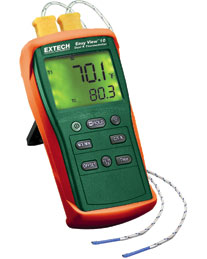 EXTECH EA10: EasyView Dual Input Thermometers
