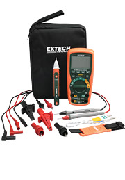 EXTECH EX505-K: Heavy Duty Industrial MultiMeter Kit - Click Image to Close
