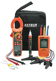 EXTECH MA640-K: Phase Rotation/Clamp Meter Test Kit - Click Image to Close