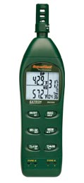 EXTECH RH350: Dual Input Hygro-Thermometer Psychrometer - Click Image to Close