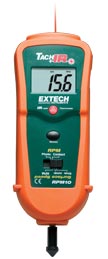 EXTECH RPM10: Photo/Contact Tachometer with built-in InfraRed Th - Click Image to Close