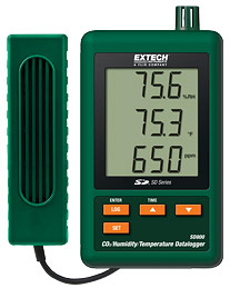 EXTECH SD800: CO2/Humidity/Temperature Datalogger - Click Image to Close
