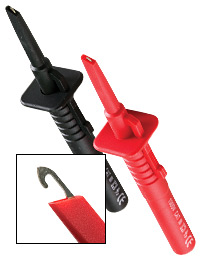 EXTECH TL748: Spring Loaded Hook Tip Probes - Click Image to Close