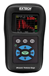 Extech TKG250 Digital Ultrasonic Thickness Gauge/Datalogger with