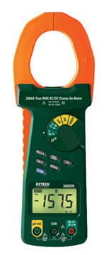 EXTECH 380926 2000A True RMS AC/DC Clamp Meter - Click Image to Close