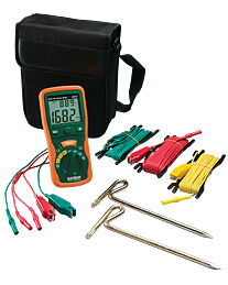 EXTECH 382252: Earth Ground Resistance Tester Kit
