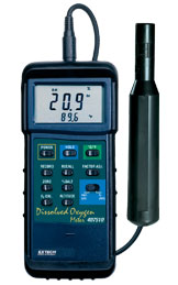 EXTECH 407510: Heavy Duty Dissolved Oxygen Meter with PC interfa - Click Image to Close