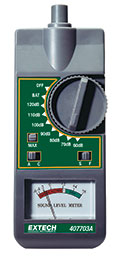 EXTECH 407703A: Analog Sound Level Meter