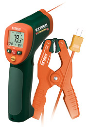 EXTECH 42515-T: Wide Range IR Thermometer with Type K input and