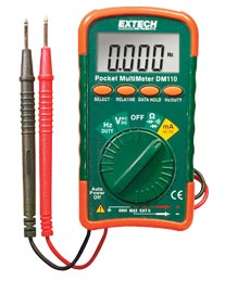 EXTECH DM110: Mini Pocket MultiMeter