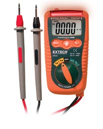 EXTECH DM220: Mini Pocket MultiMeter with Non-Contact Voltage De - Click Image to Close