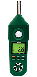 EXTECH EN300: Hygro-Thermo-Anemometer-Light-Sound Meter