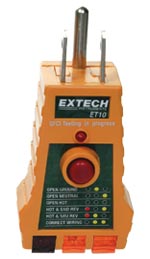 EXTECH ET10: GFCI Receptacle Tester