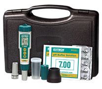 EXTECH EX800: ExStik® 3-in-1 Chlorine, pH, Temperature Kit