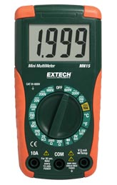 EXTECH MN15A: Digital Mini MultiMeter - Click Image to Close