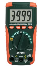 EXTECH MN16A: Digital Mini MultiMeter - Click Image to Close