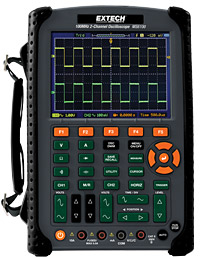 Extech MS6100: 100MHz 2-Channel Digital Oscilloscope