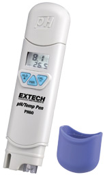 EXTECH PH60 Waterproof pH Pen with Temperature