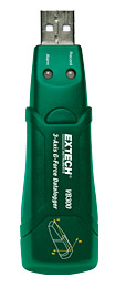 EXTECH VB300: 3-Axis G-Force USB Datalogger