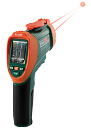 EXTECH VIR50: Dual Laser IR Video Thermometer