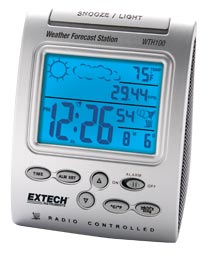 EXTECH WTH100 Radio-Controlled Wireless Weather Station